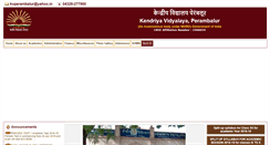 Desktop Screenshot of kvperambalur.org